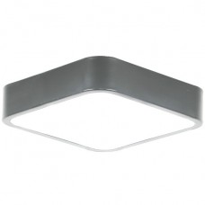 Πλαφονιέρα 40x40cm LED 24W 230V 2160lm Γκρι σε Θερμό Φως 3211